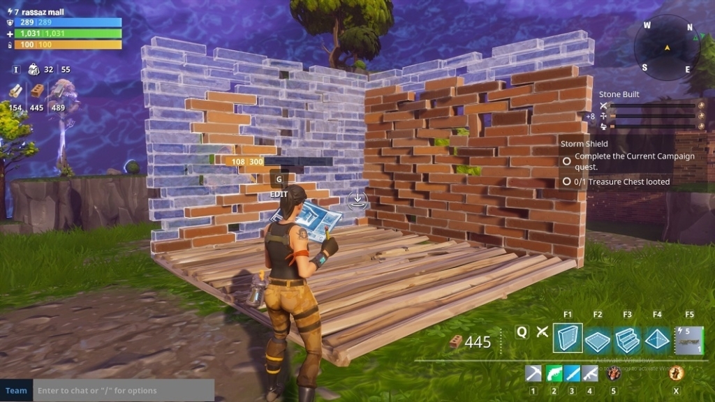 Строительство в Fortnite