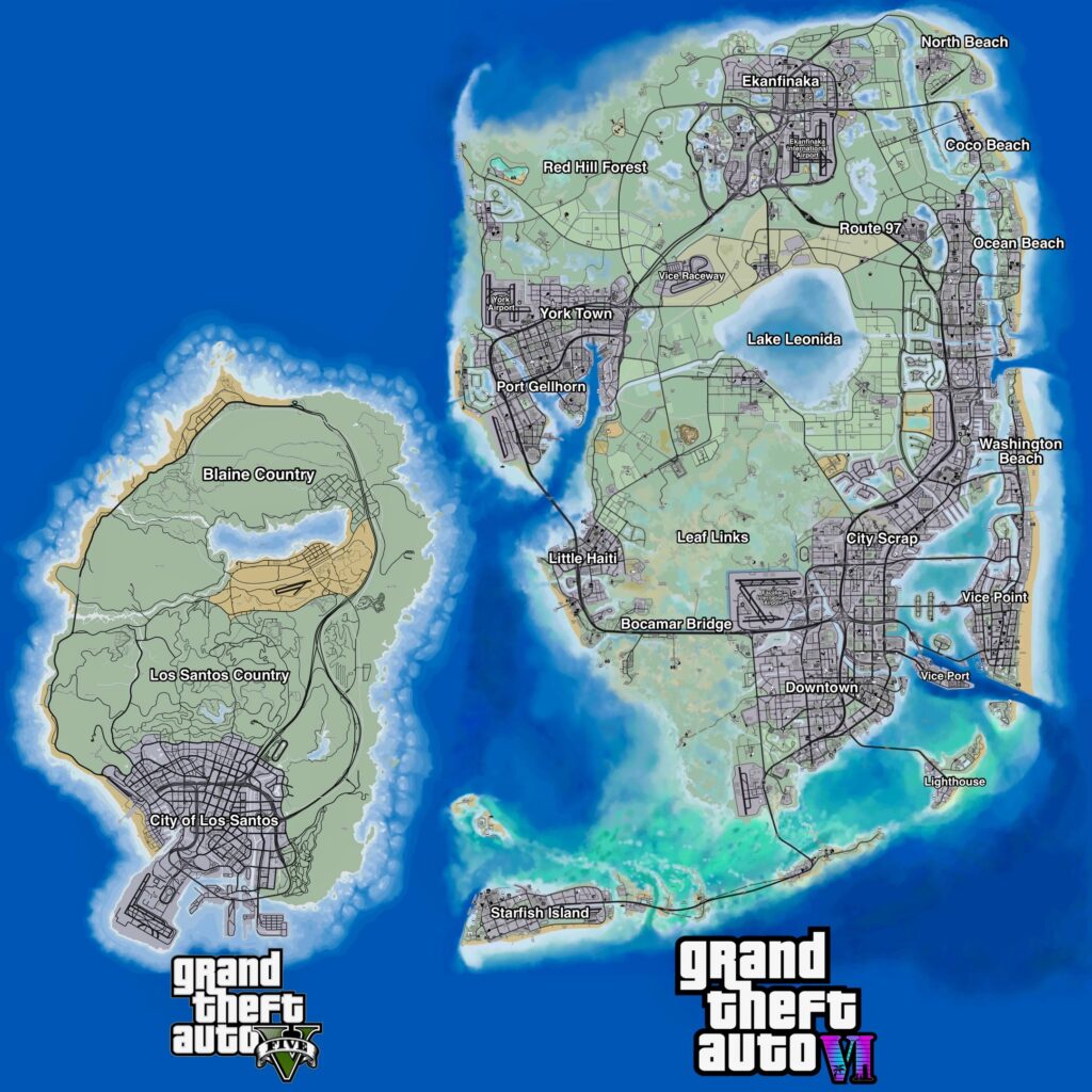 Карта GTA 6