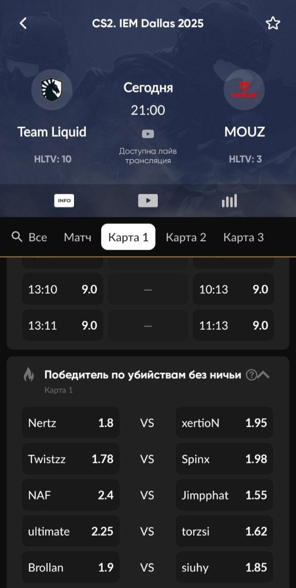 Роспись на CS2 в BetBoom