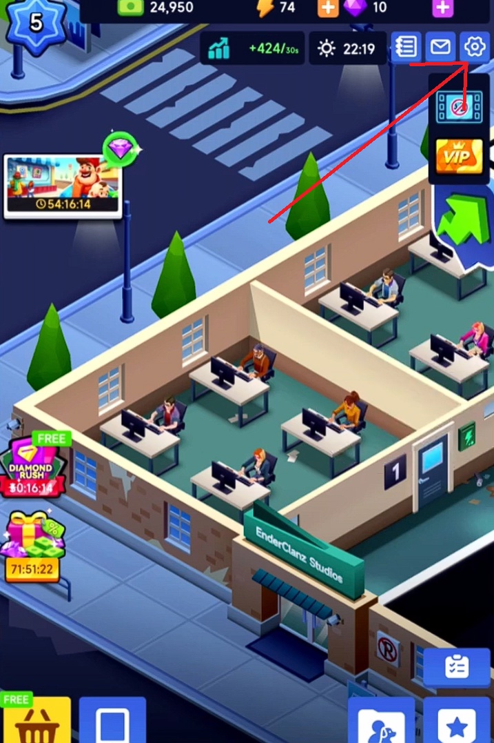 Как активировать промокоды Idle Office Tycoon